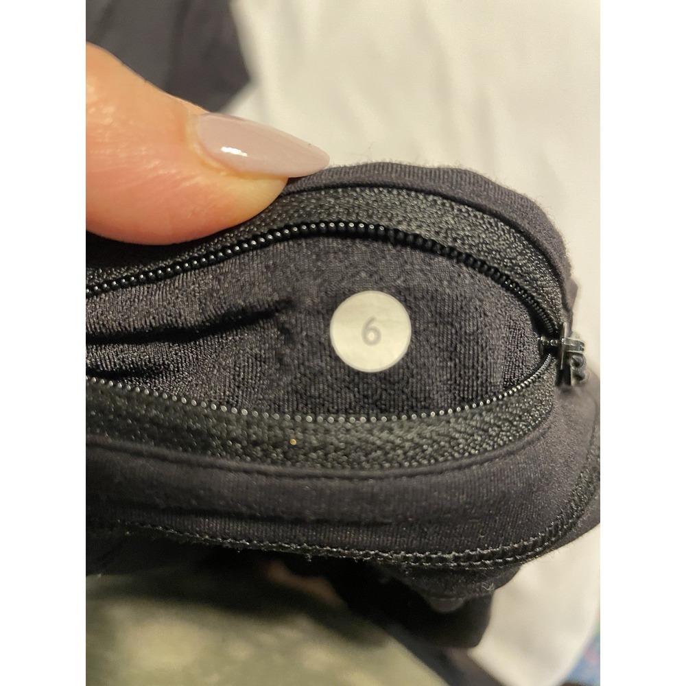 Lululemon 2 Pair Run Inspire Crop II Women's Size 6 Leggings Black - Picture 2 of 12